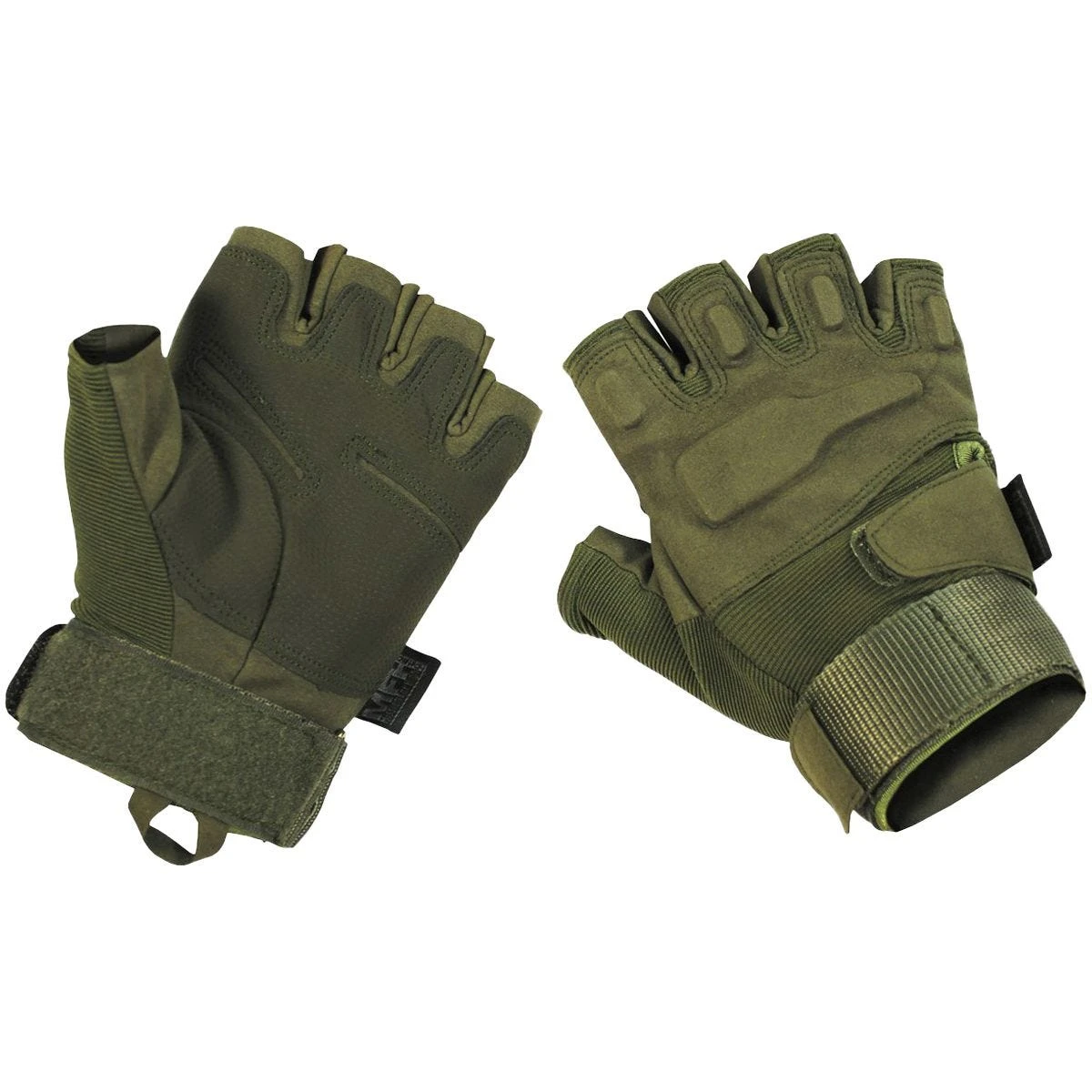 MFH Protect Tactical Fingerless Gloves OD Green 3 MFH Protect Tactical Fingerless Gloves OD Green