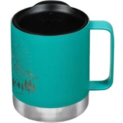 Klean Kanteen 355ml Insulated Camp Mug W/Tumbler Lid Mountain-Porcelain -Condor || Mil-Tec || Klean Kanteen Sales Klean Kanteen Inulated Mug Mountain Porcelain 03