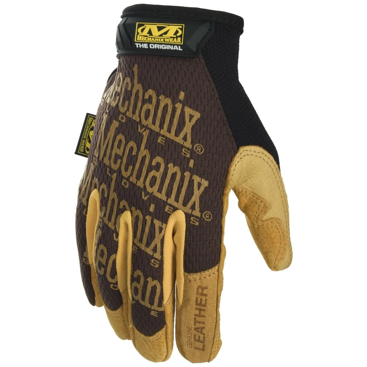 Mechanix Wear Original Leather Gloves Brown 3 Mechanix Wear Original Leather Gloves Brown