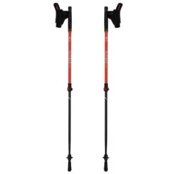 Alpinus Pro Nordic Walking Poles Braunberg Red