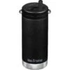 Klean Kanteen TKWide 355ml Insulated Bottle Twist Cap W/Straw Black -Condor || Mil-Tec || Klean Kanteen Sales TKWide TC Black 01 1