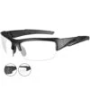 Wiley X WX Valor Glasses - Smoke Grey + Clear Lens / Matte Black Frame -Condor || Mil-Tec || Klean Kanteen Sales chval07 wiley x wx valor smkgrey clear 1