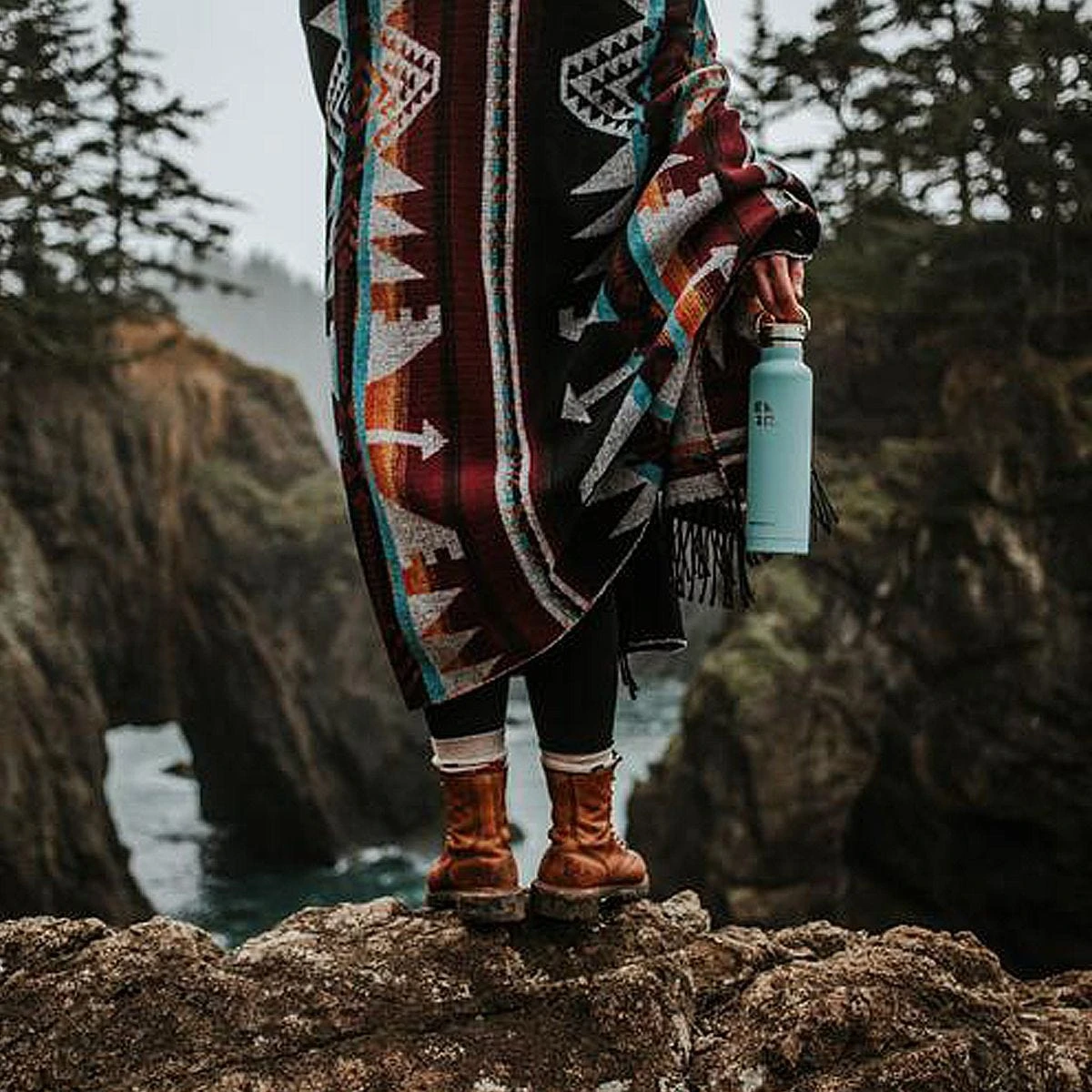 Earthwell Woodie Vacuum Bottle 650ml Walnut / Baja Sand 6 Earthwell Woodie Vacuum Bottle 650ml Walnut / Baja Sand - Image 4