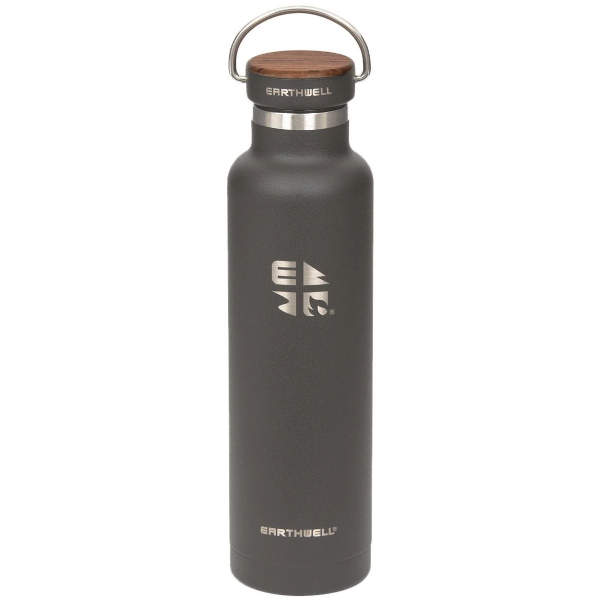 Earthwell Woodie Vacuum Bottle 650ml Walnut / Volcanic Black 3 Earthwell Woodie Vacuum Bottle 650ml Walnut / Volcanic Black
