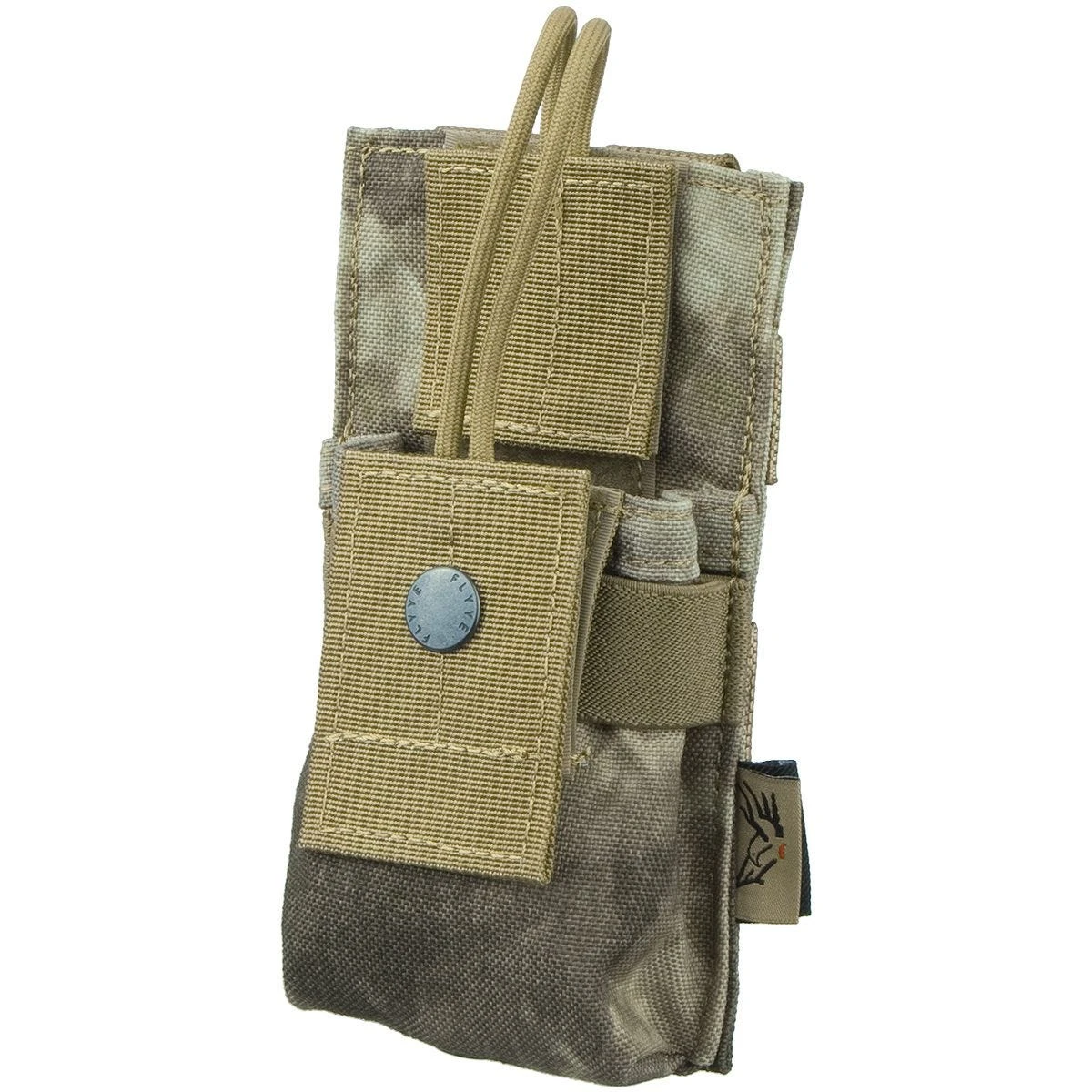 Flyye Short Radio Pouch MOLLE A-TACS AU 3 Flyye Short Radio Pouch MOLLE A-TACS AU