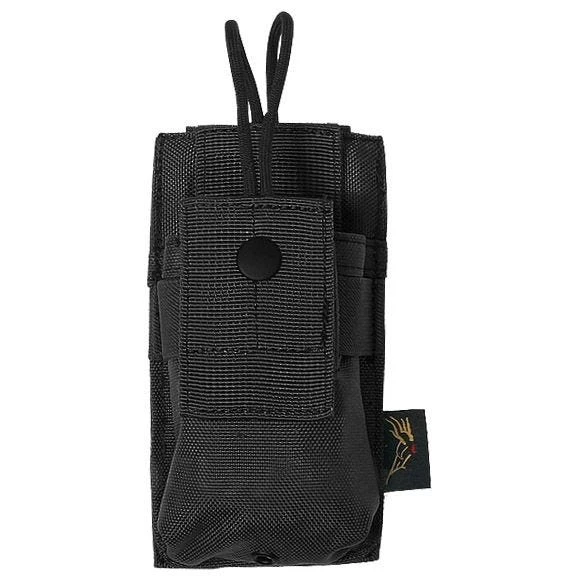Flyye Short Radio Pouch MOLLE Black 3 Flyye Short Radio Pouch MOLLE Black