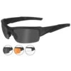 Wiley X WX Valor Glasses - Smoke Grey + Clear + Light Rust Lens / Matte Black -Condor || Mil-Tec || Klean Kanteen Sales wileyX valor CHVAL6 1