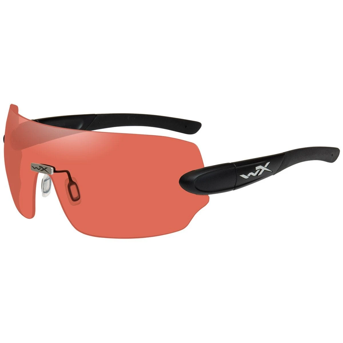 Wiley X WX Detection Glasses - Clear + Yellow + Orange + Purple + Copper Lens / Matte Black Frame - Image 3
