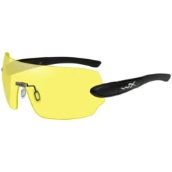 Wiley X WX Detection Glasses - Clear + Yellow + Orange + Purple + Copper Lens / Matte Black Frame -Condor || Mil-Tec || Klean Kanteen Sales wiley x wx detection yellow matte black frame 1 1